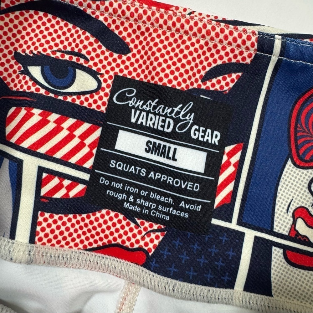CVG Pop Art Capri Pocket Leggings Constantly Varied Gear - Picture 3 of 6